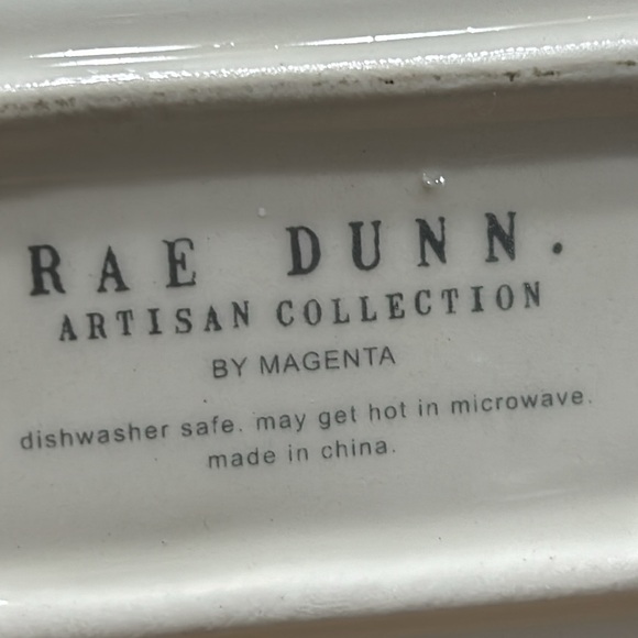 Rae Dunn artisan collection relish dish “le legumes.” Excellent condition - Picture 4 of 7